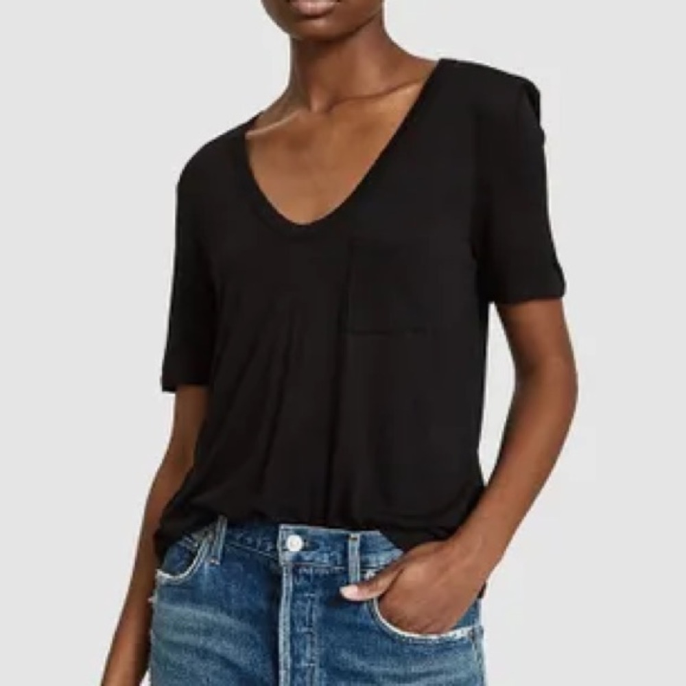Grey T by Alexander wang rayon cropped tee